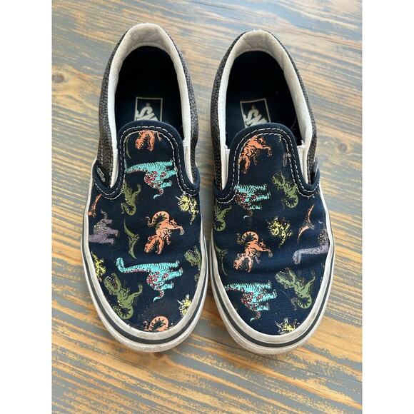 Vans Other - Glow in the Dark Vans Dinosaur 13.5 Easy Slip On